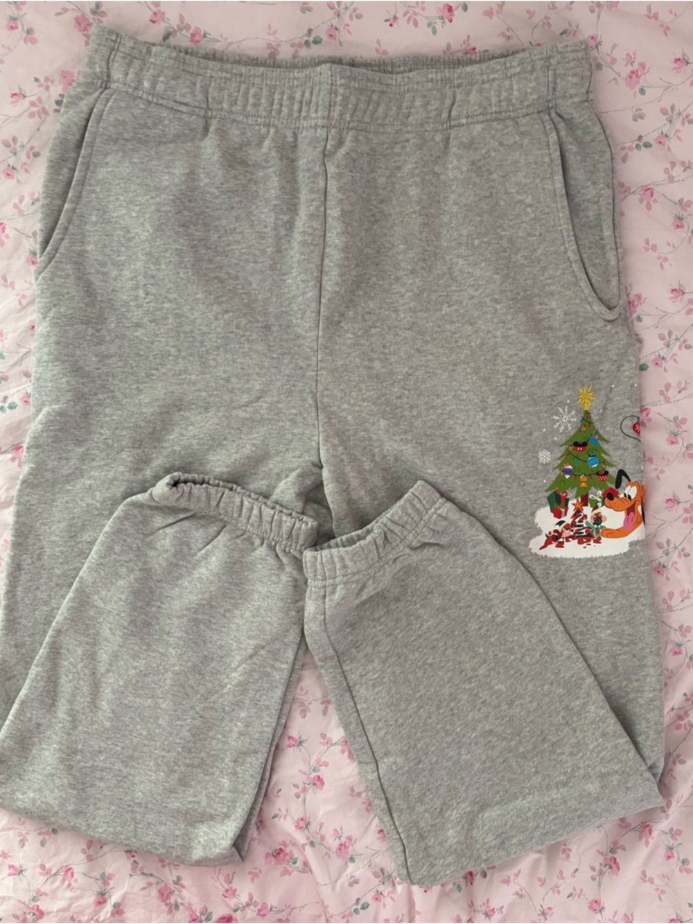 Disney Pluto Gray Sweatpants